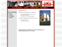 Tablet Screenshot of baugeschaeft-henschel.de